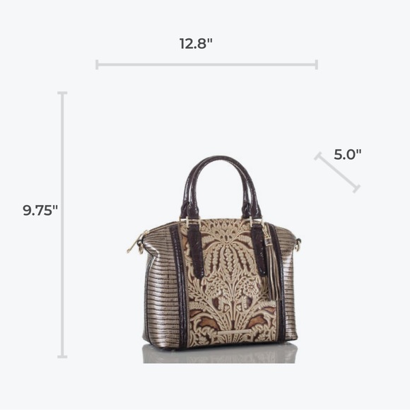 ❌SOLD❌Brahmin Duxbury Gold Bel Canto Satchel - Picture 14 of 14